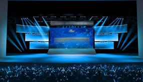 舞台展示效果图模型